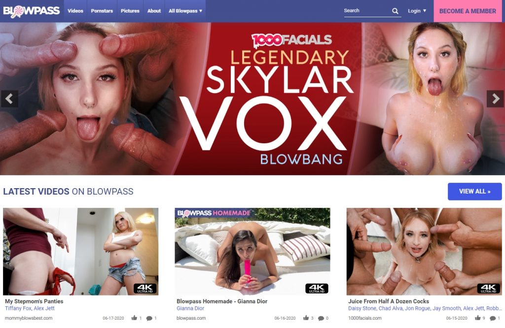 Blowpass Porn Site